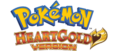 Pokemon HeartGold Version title screen for Nintendo DS
